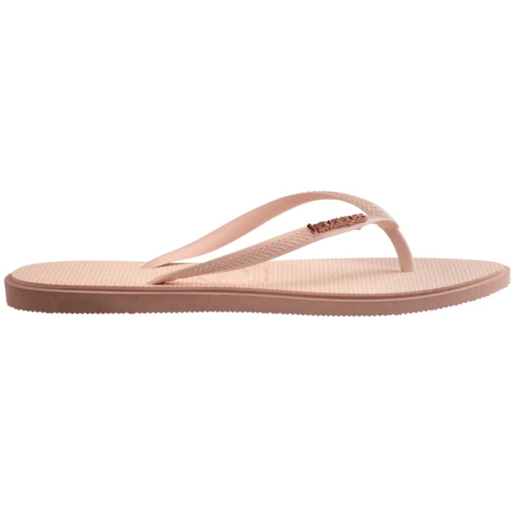 HAVAIANAS Women's Slim Point Flip Flops - CROCUS ROSE - Picture 4 of 7